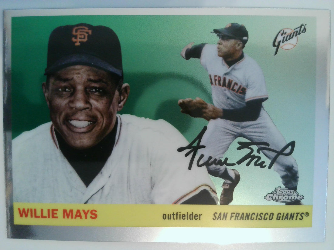 2025 Topps Chrome Platinum Baseball Willie Mays #469