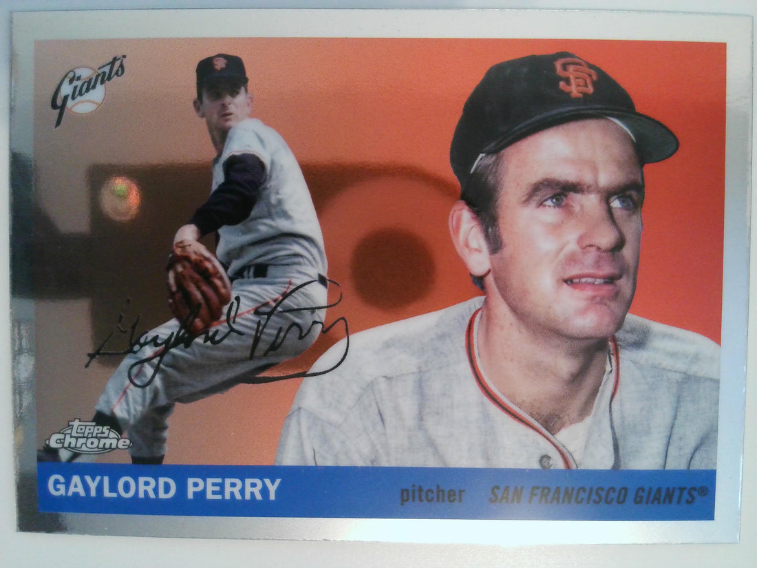2025 Topps Chrome Platinum Baseball Gaylord Perry #409
