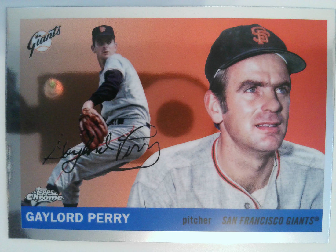 2025 Topps Chrome Platinum Baseball Gaylord Perry #409