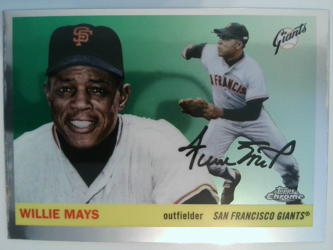 2025 Topps Chrome Platinum Baseball Willie Mays #469