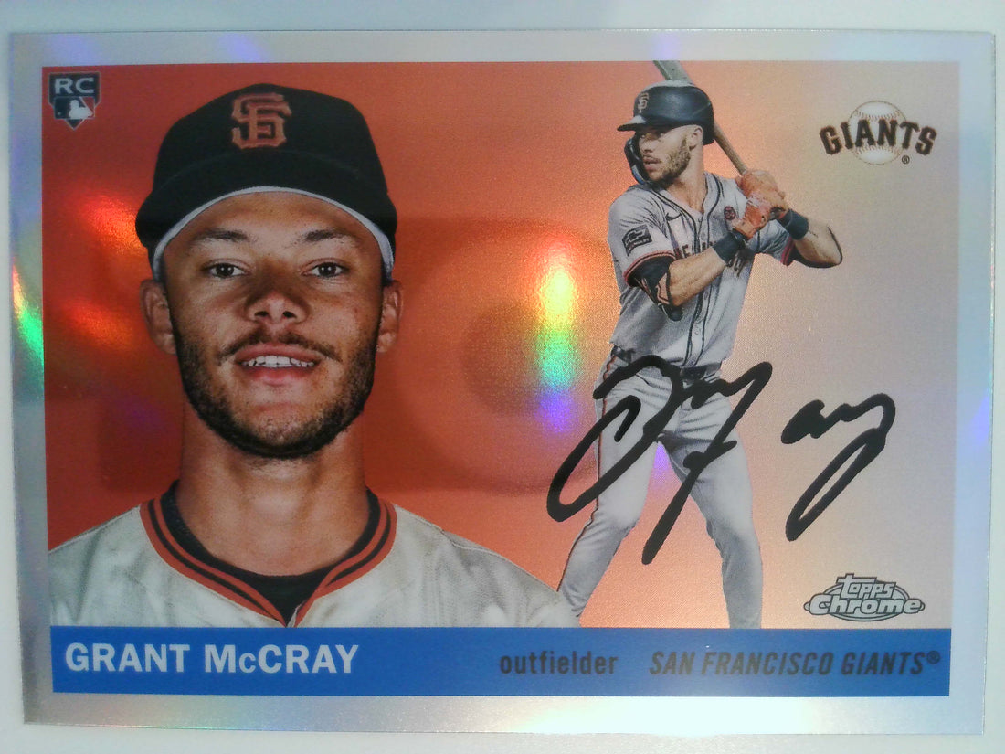 2025 Topps Chrome Platinum Baseball Refractors Grant McCray #202 Rookie