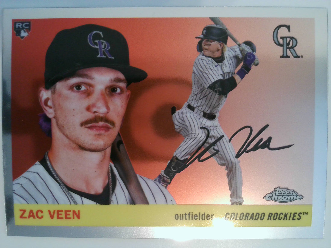 2025 Topps Chrome Platinum Baseball Zac Veen #325 Rookie