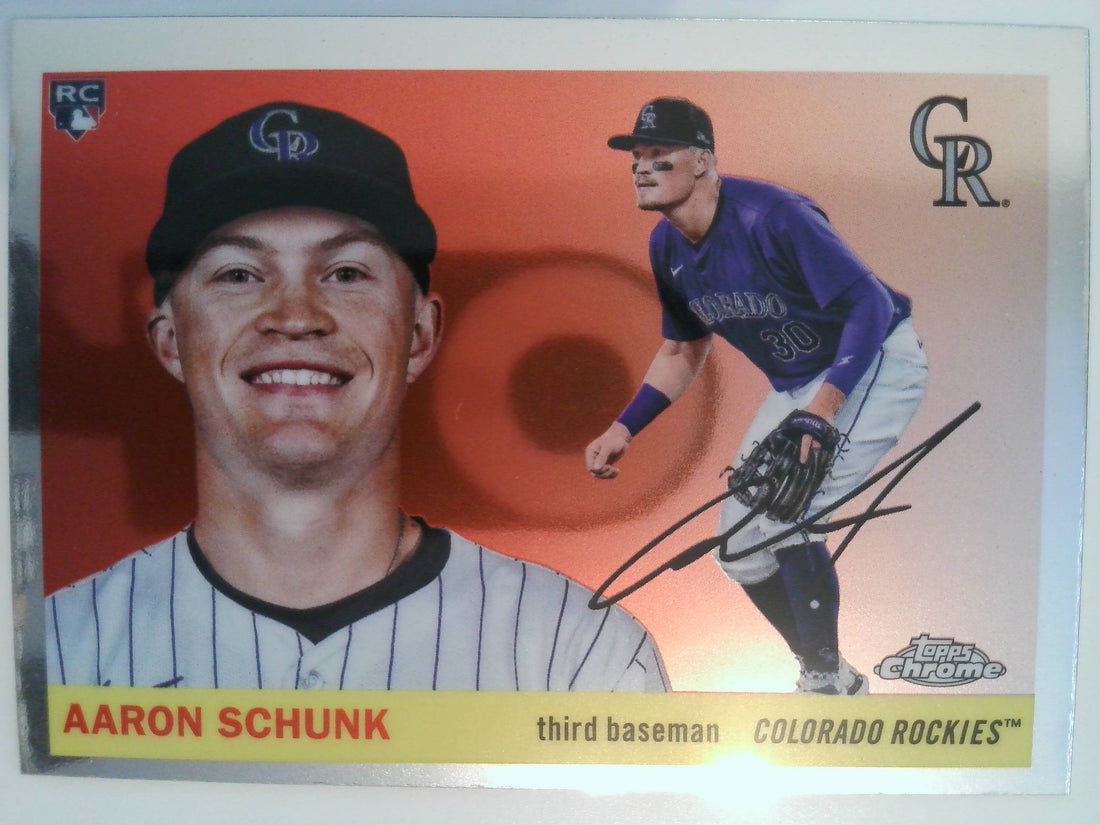 2025 Topps Chrome Platinum Baseball Aaron Schunk #386 Rookie