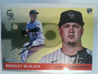 2025 Topps Chrome Platinum Baseball Bradley Blalock #377 Rookie