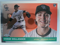 2025 Topps Chrome Platinum Baseball Chase Dollander #288 Rookie