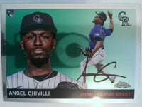 2025 Topps Chrome Platinum Baseball Angel Chivilli #339 Rookie