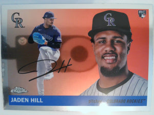 2025 Topps Chrome Platinum Baseball Jaden Hill #221 Rookie