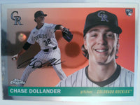 2025 Topps Chrome Platinum Baseball Chase Dollander #288 Rookie