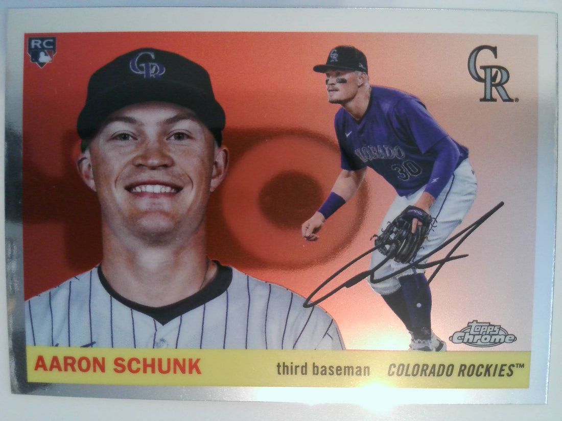 2025 Topps Chrome Platinum Baseball Aaron Schunk #386 Rookie