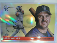 2025 Topps Chrome Platinum Baseball Refractors Larry Walker #428