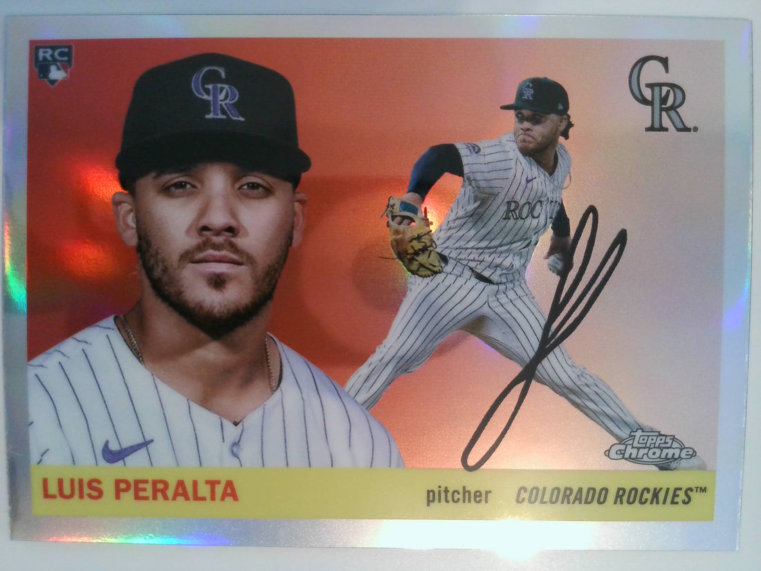 2025 Topps Chrome Platinum Baseball Refractors Luis Peralta #237 Rookie