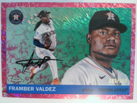 2025 Chrome Platinum Platinum Toile Cream Refractors 085/100 Framber Valdez #44