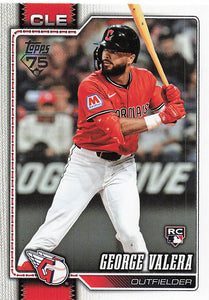 2026 Topps Baseball George Valera #603 Rookie