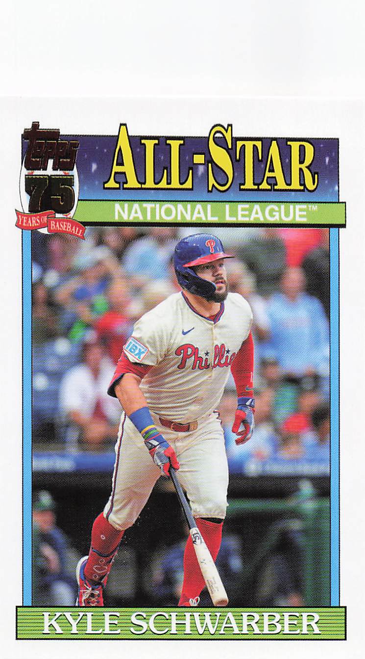 2026 Topps Baseball 1991 Topps Baseball Kyle Schwarber #91AS-3