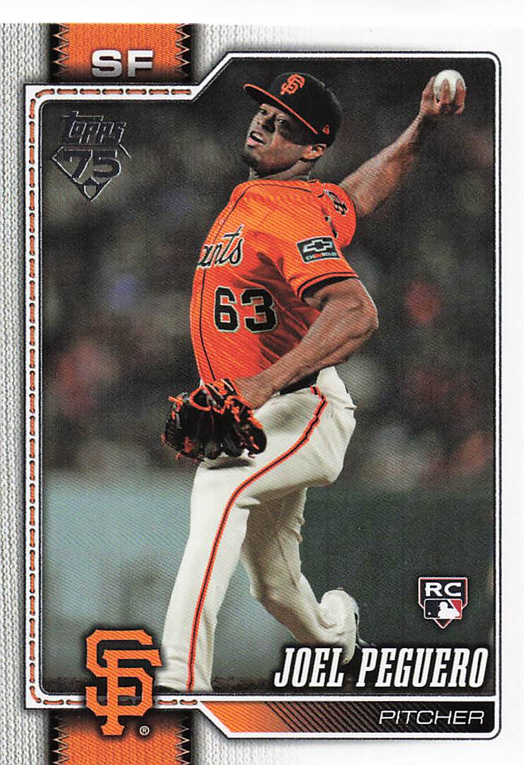 2026 Topps Baseball Joel Peguero #474 Rookie