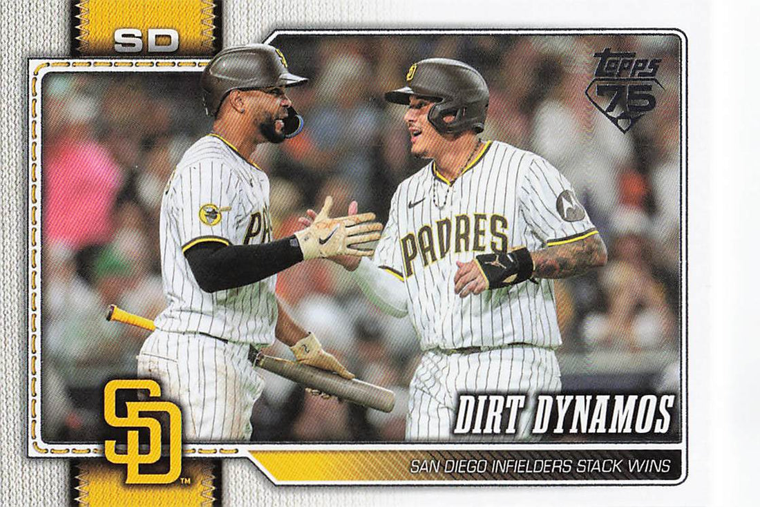 2026 Topps Baseball Dirt Dynamos (Manny Machado / Xander Bogaerts) #605