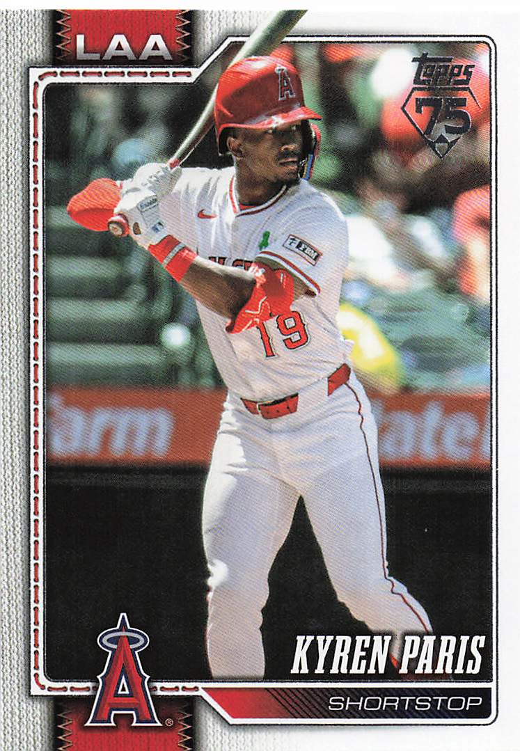2026 Topps Baseball Kyren Paris #378