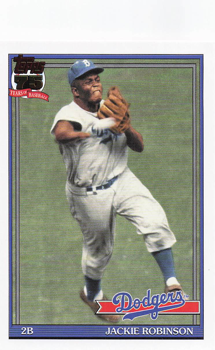 2026 Topps Baseball 1991 Topps Baseball Jackie Robinson #91B2-19