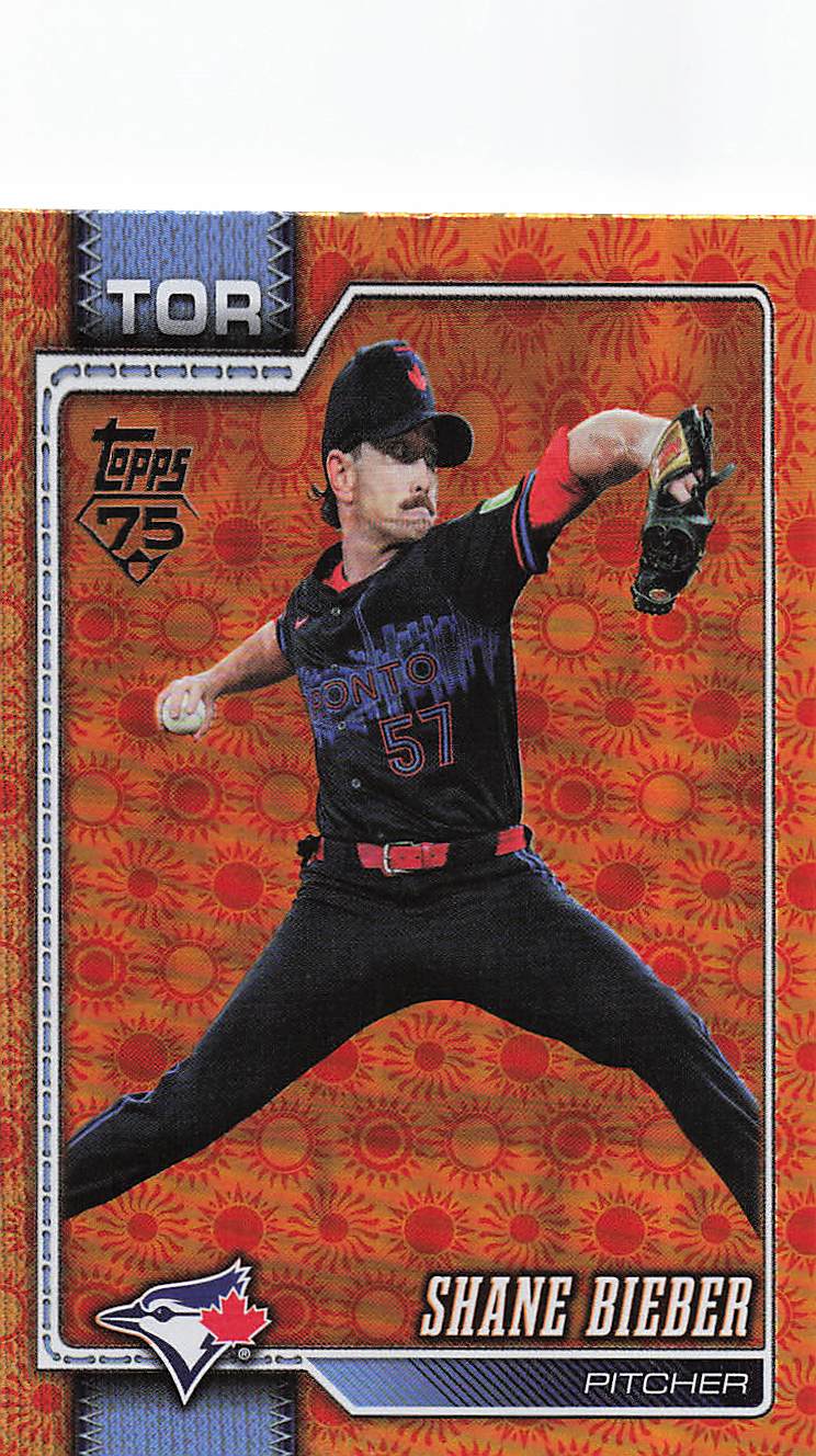 2026 Topps Baseball Holiday Shane Bieber #422