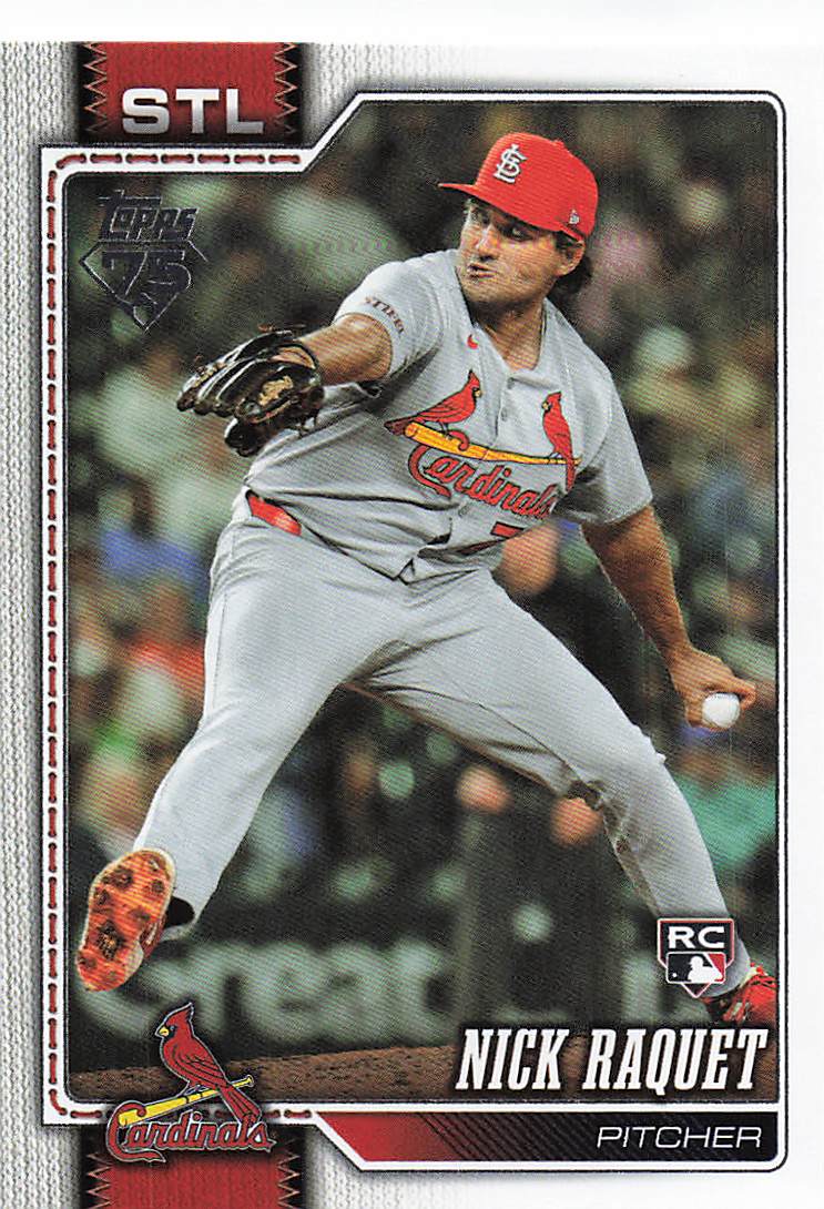 2026 Topps Baseball Nick Raquet #385 Rookie