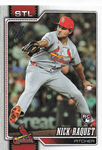 2026 Topps Baseball Nick Raquet #385 Rookie