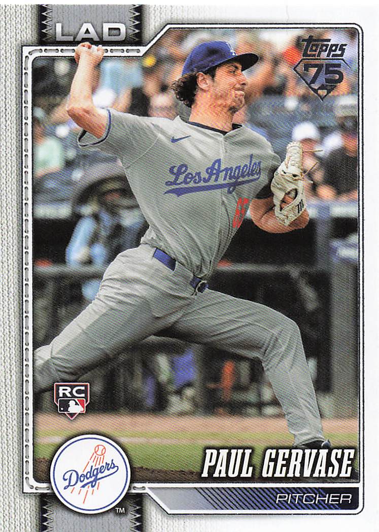 2026 Topps Baseball Paul Gervase #611 Rookie