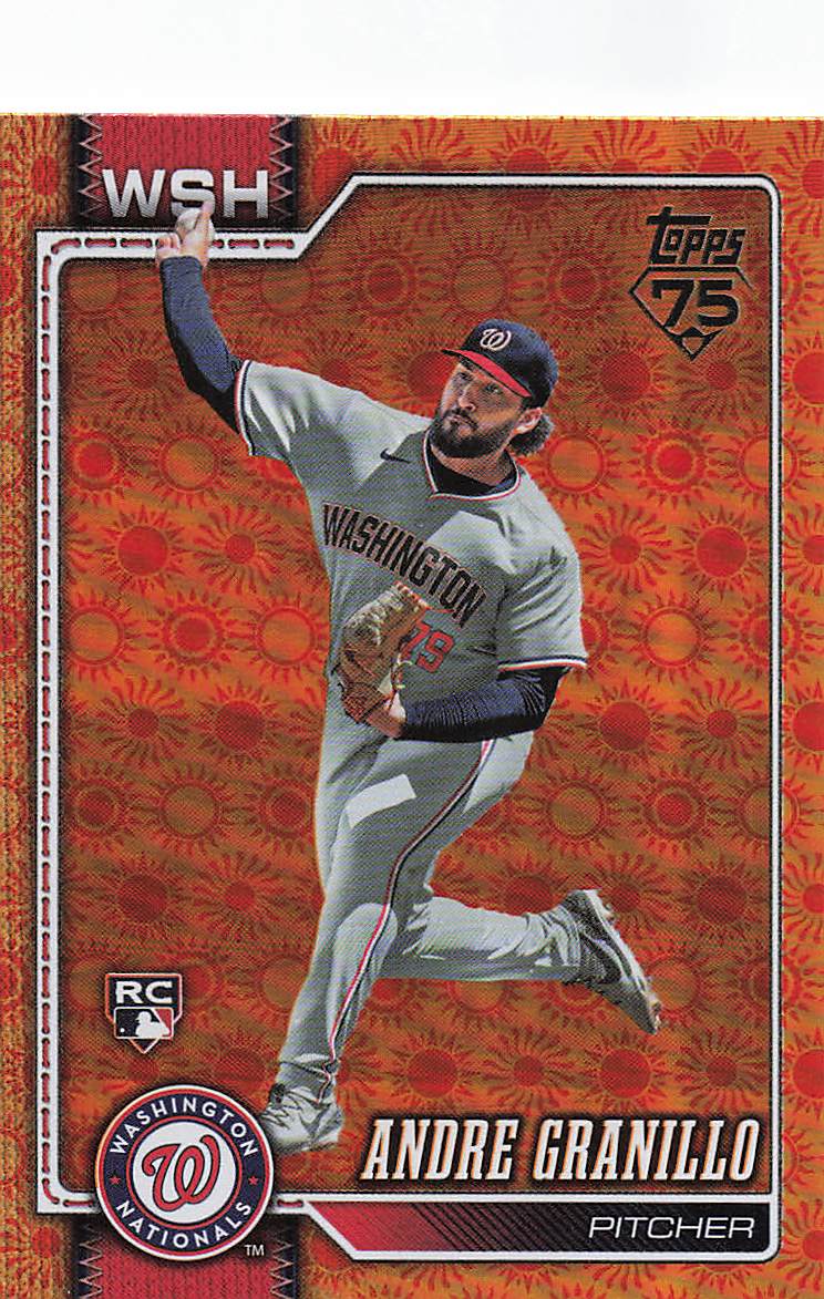 2026 Topps Baseball Holiday Andre Granillo #674 Rookie