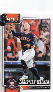 2026 Topps Baseball Christian Walker #495