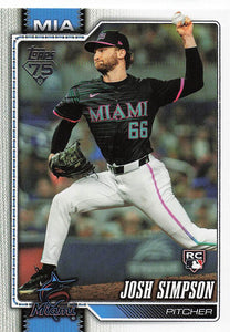 2026 Topps Baseball Josh Simpson #583 Rookie