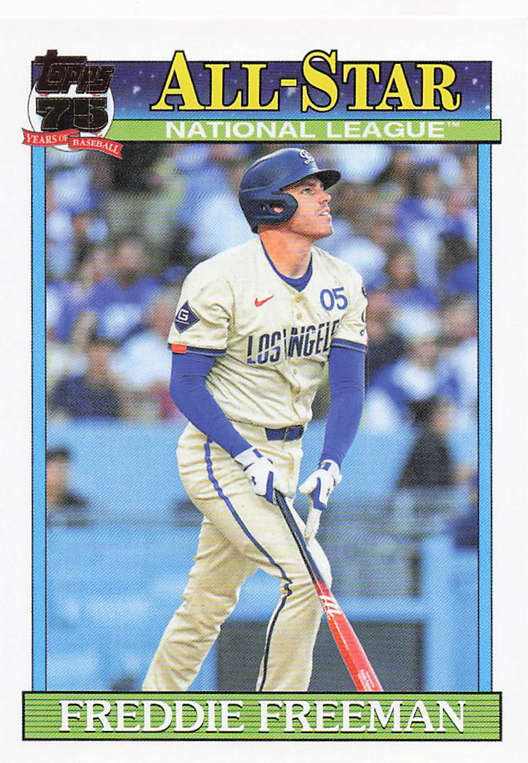 2026 Topps Baseball 1991 Topps Baseball Freddie Freeman #91AS-22