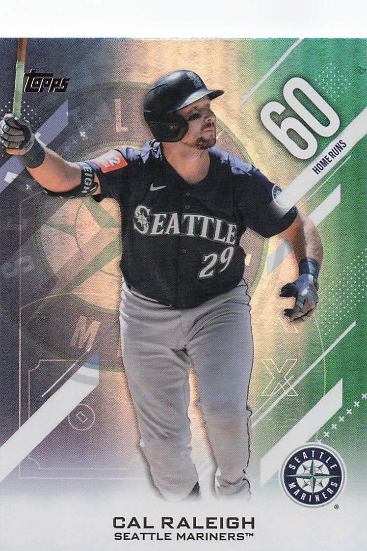 2026 Topps Baseball Crooked Numbers Cal Raleigh #CN-5