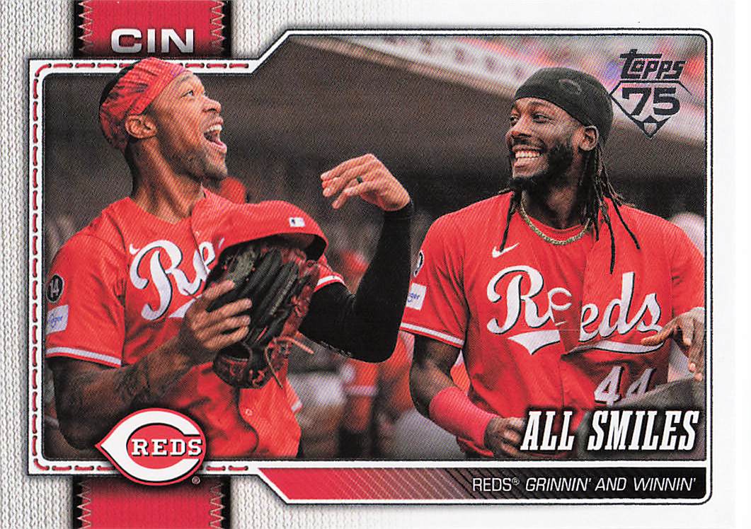 2026 Topps Baseball All Smiles (Elly De La Cruz / Will Benson) #553