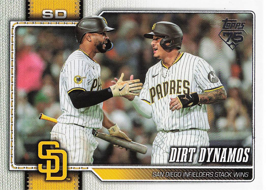 2026 Topps Baseball Dirt Dynamos (Manny Machado / Xander Bogaerts) #605