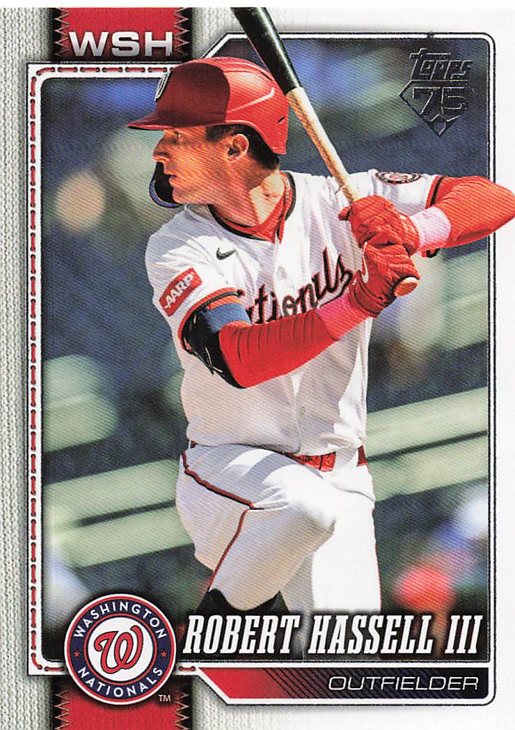 2026 Topps Baseball Robert Hassell III #582