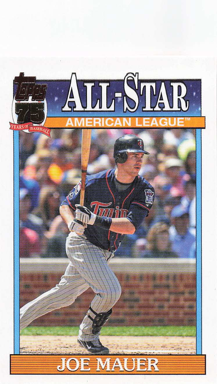 2026 Topps Baseball 1991 Topps Baseball Joe Mauer #91AS-11