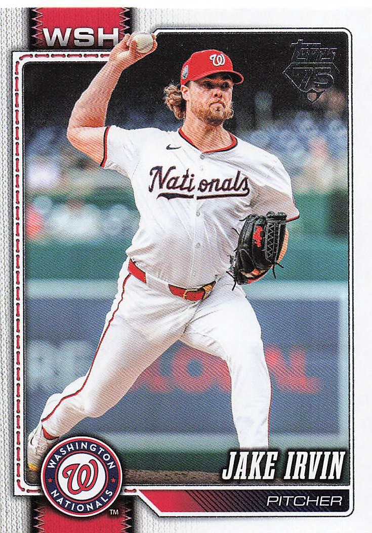 2026 Topps Baseball Jake Irvin #487