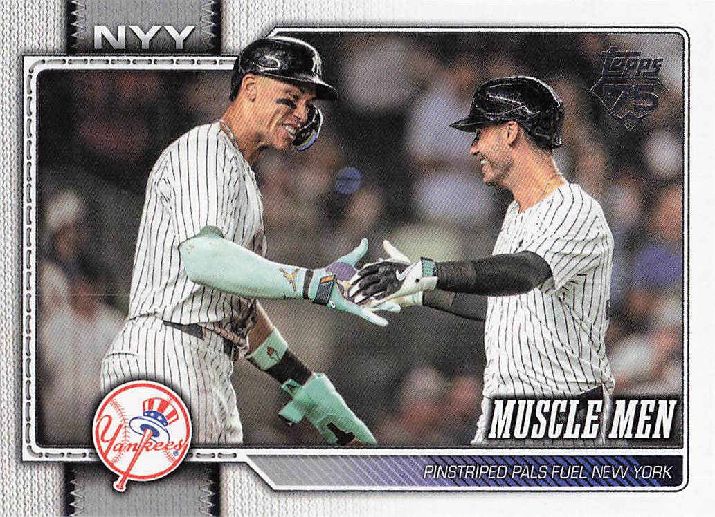 2026 Topps Baseball Muscle Men (Aaron Judge / Cody Bellinger) #479