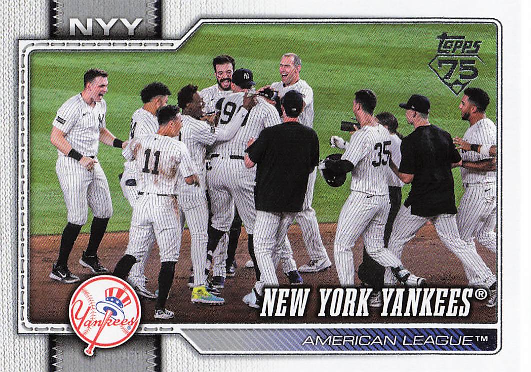 2026 Topps Baseball New York Yankees #628