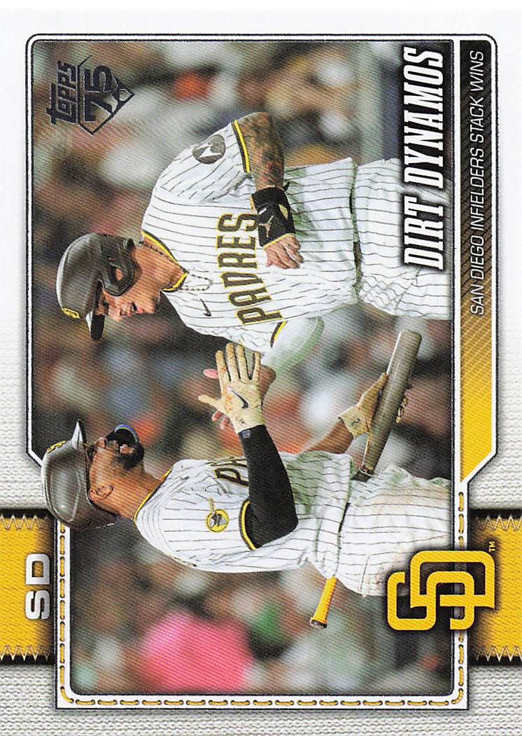 2026 Topps Baseball Dirt Dynamos (Manny Machado / Xander Bogaerts) #605