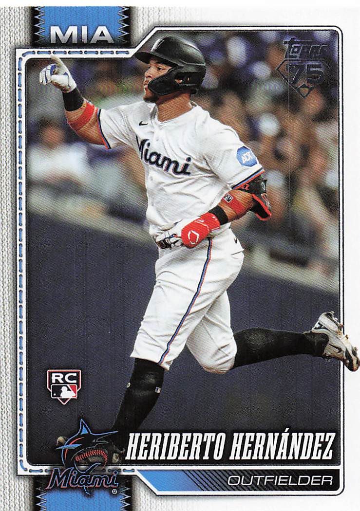 2026 Topps Baseball Heriberto Hernández #578 Rookie