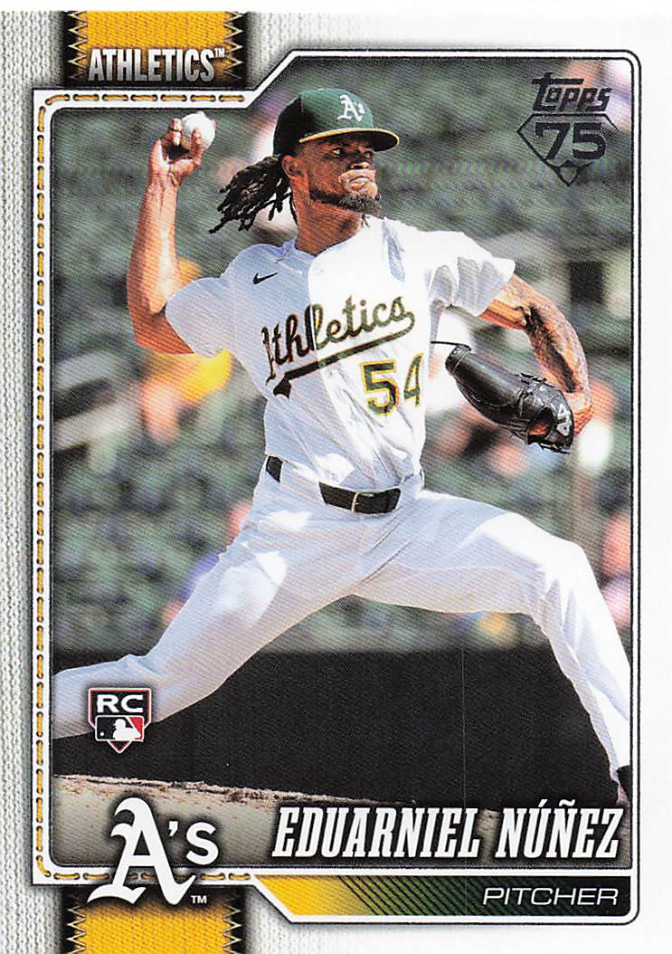 2026 Topps Baseball Eduarniel Núñez #401 Rookie