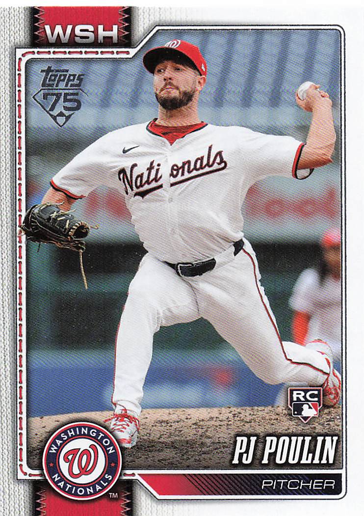 2026 Topps Baseball PJ Poulin #405 Rookie