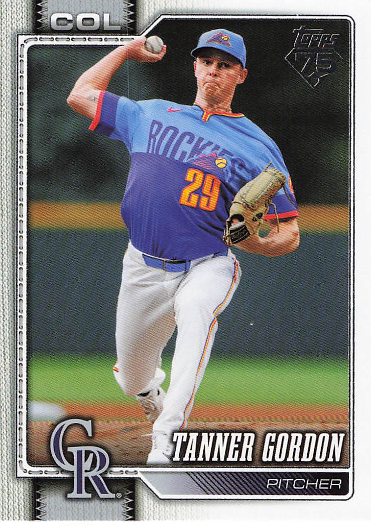 2026 Topps Baseball Tanner Gordon #444
