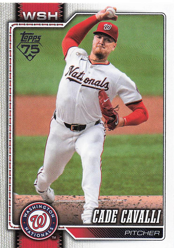 2026 Topps Baseball Cade Cavalli #418