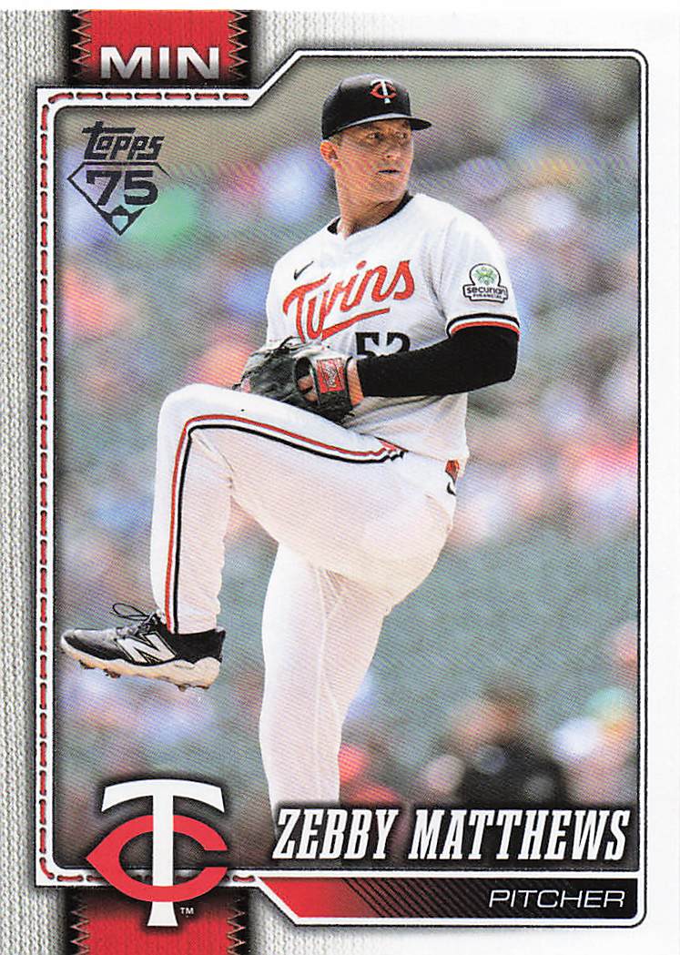 2026 Topps Baseball Zebby Matthews #606