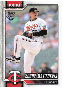 2026 Topps Baseball Zebby Matthews #606