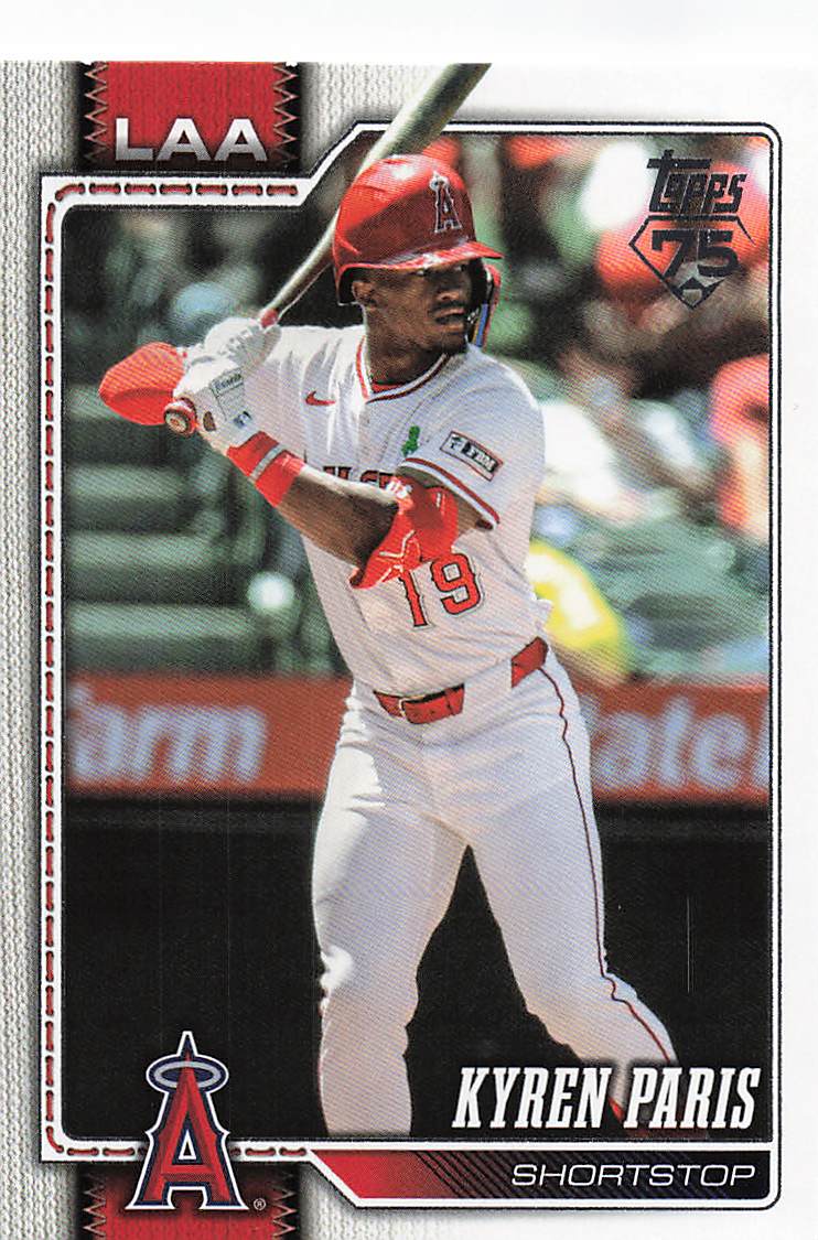 2026 Topps Baseball Kyren Paris #378
