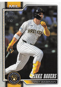 2026 Topps Baseball Jake Bauers #604