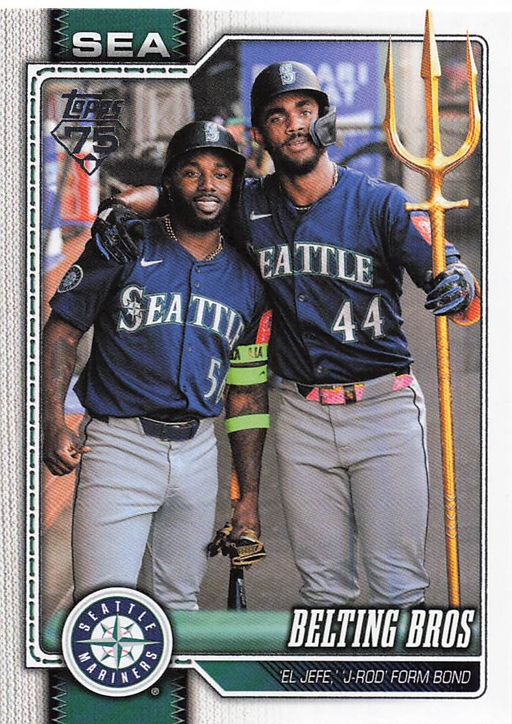 2026 Topps Baseball Belting Bros (Randy Arozarena / Julio Rodriguez) #369