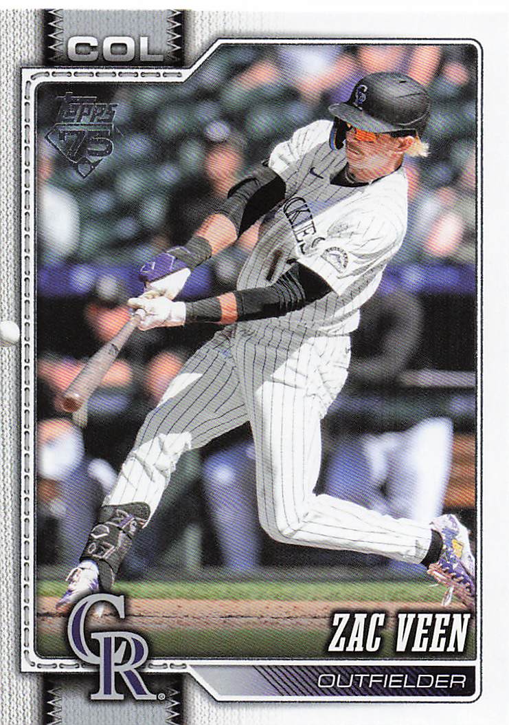 2026 Topps Baseball Zac Veen #514
